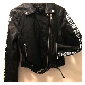 Pleather Black Jacket